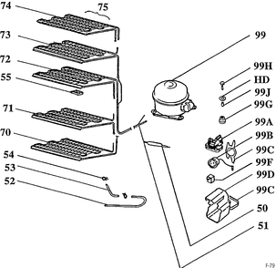 Part Location Diagram of 3-80334-103 GE BUSHING UPPER