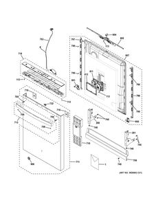 Part Location Diagram of 165D9739P060 GE Insert Mini Manual
