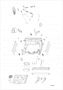 BODY PARTS 2 Diagram and Parts List for GDT650SSF0SS  General Electric Dishwasher