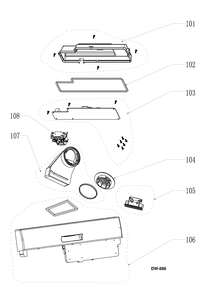 Part Location Diagram of WG04L03661 GE SILVERWARE BASKET (R)