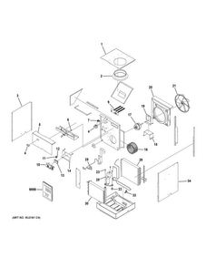 Part Location Diagram of WP35X21958 GE POWER DISCONNECT