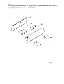 CONTROL SYSTEM Diagram and Parts List for GCMX180ED5WW  General Electric Dryer