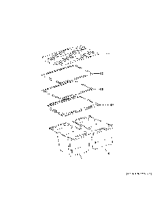Shelves Diagram and Parts List for GTE18MTRBRWW  General Electric Refrigerator