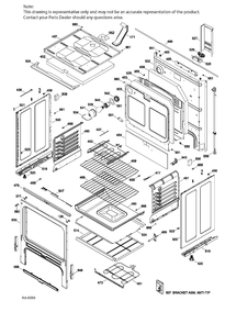 Part Location Diagram of WS01F04092 GE CONTROL HARNESS