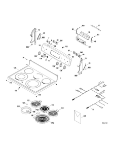 Part Location Diagram of WB36K10926 GE TRIM CONTROL (Stainless Steel)