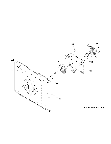 Convection Fan Diagram and Parts List for JB735DP3WW  General Electric Range