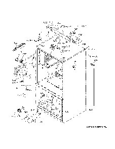 Case parts Diagram and Parts List for CFE28UP2MES1  General Electric Refrigerator