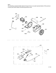 Part Location Diagram of WW03F00097 GE DIFFUSER PLATE