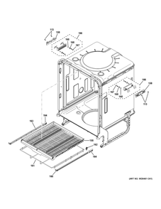 Body Parts (2) Diagram and Parts List for PDP755SYRBFS  General Electric Dishwasher