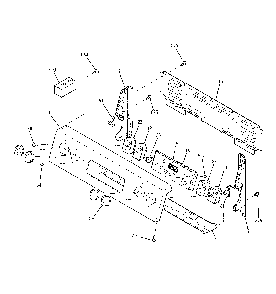 Control panel Diagram and Parts List for JBP35DKWW  General Electric Range