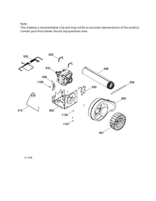 BLOWER & DRIVE ASM Diagram and Parts List for GTD81GSMJ0WS  General Electric Dryer