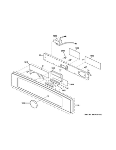 Control Parts Diagram and Parts List for CSB9120SJ1SS  General Electric Microwave