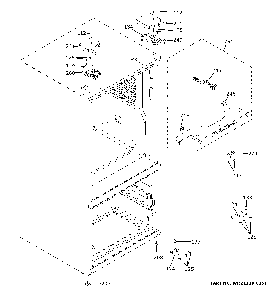 Case parts Diagram and Parts List for GYE18JBLNFTS  General Electric Refrigerator