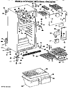 Part Location Diagram of WR2X8243 GE SUPPORT