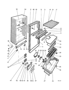 Part Location Diagram of WR2M1165 GE NO LONGER AVAILABLE