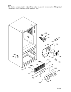 Part Location Diagram of WR03F04477 GE TANK COLD WATER