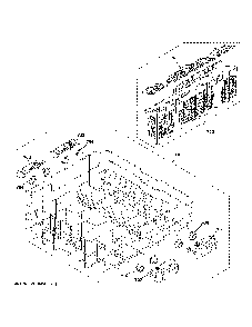 Lower Rack Assembly Diagram and Parts List for GDT550PGR0WW  General Electric Dishwasher