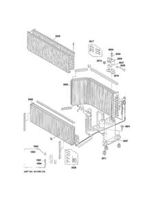 Sealed System Diagram and Parts List for AZ41E07EACM2  General Electric Air Conditioner
