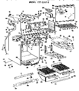 Part Location Diagram of WR2X7239 GE 524501P01