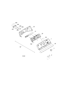 CONTROL SYSTEM Diagram and Parts List for GTMS855ED0MC  General Electric Dryer