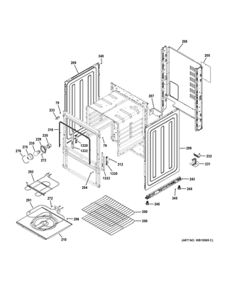 Part Location Diagram of WB01X30980 GE SCREW