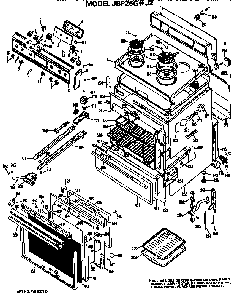 Part Location Diagram of WB2X3470 GE DISCONTINUED
