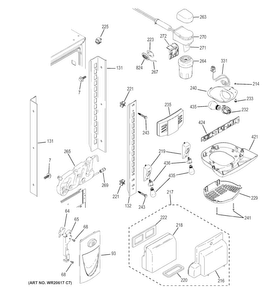 Fresh Food Section Diagram and Parts List for GNS23GSHBFSS  General Electric Refrigerator