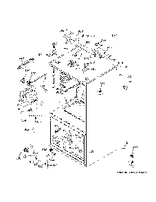 Case Parts Diagram and Parts List for PYE22KELLDS  General Electric Refrigerator