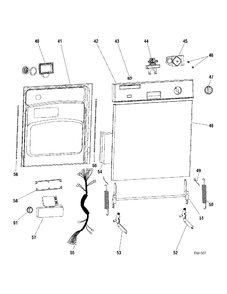 Part Location Diagram of WD1M289 GE Installation instruction