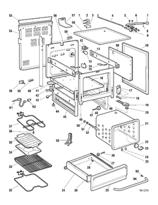 Part Location Diagram of WB2M2527 GE NO LONGER AVAILABLE