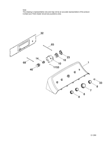 CONTROL SYSTEM Diagram and Parts List for GTD42EBAK0WS  General Electric Dryer