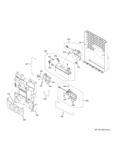Beverage Dispenser Diagram and Parts List for CYE22USHCSS  General Electric Refrigerator