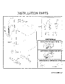 Installation Parts Diagram and Parts List for GDF535PGR1BB  General Electric Dishwasher