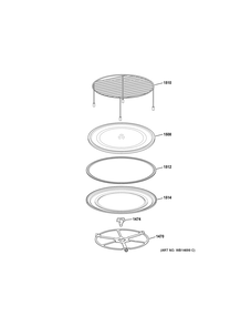 INTERIOR PARTS 2 Diagram and Parts List for ZSC1202J2SS  General Electric 