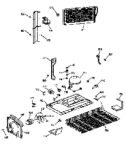 Unit Parts Diagram and Parts List for TBX2222QAYERAA  General Electric Refrigerator