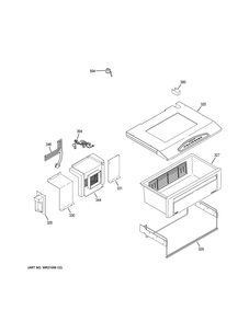 Quick Chill Diagram and Parts List for PSB42YSNMSS  General Electric Refrigerator