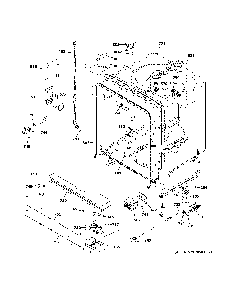 Body parts Diagram and Parts List for GDT530PMP5ES  General Electric Dishwasher