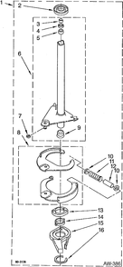 Part Location Diagram of WH5X247 GE SLEEVE CAM