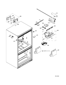 FF FUNCTIONAL PARTS Diagram and Parts List for PNR20KGEAFBB  General Electric Refrigerator