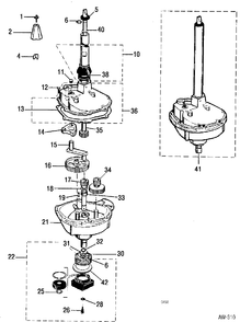 Part Location Diagram of 5308950197 GE SEAL KIT