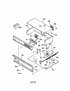Control Diagram and Parts List for 91141775790  Kenmore Wall Oven
