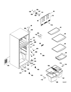 Part Location Diagram of 200D3263G008 GE NO LONGER AVAILABLE