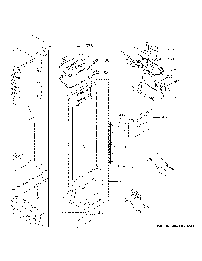 Fresh Food Section Diagram and Parts List for GFE24JBLPFTS  General Electric Refrigerator