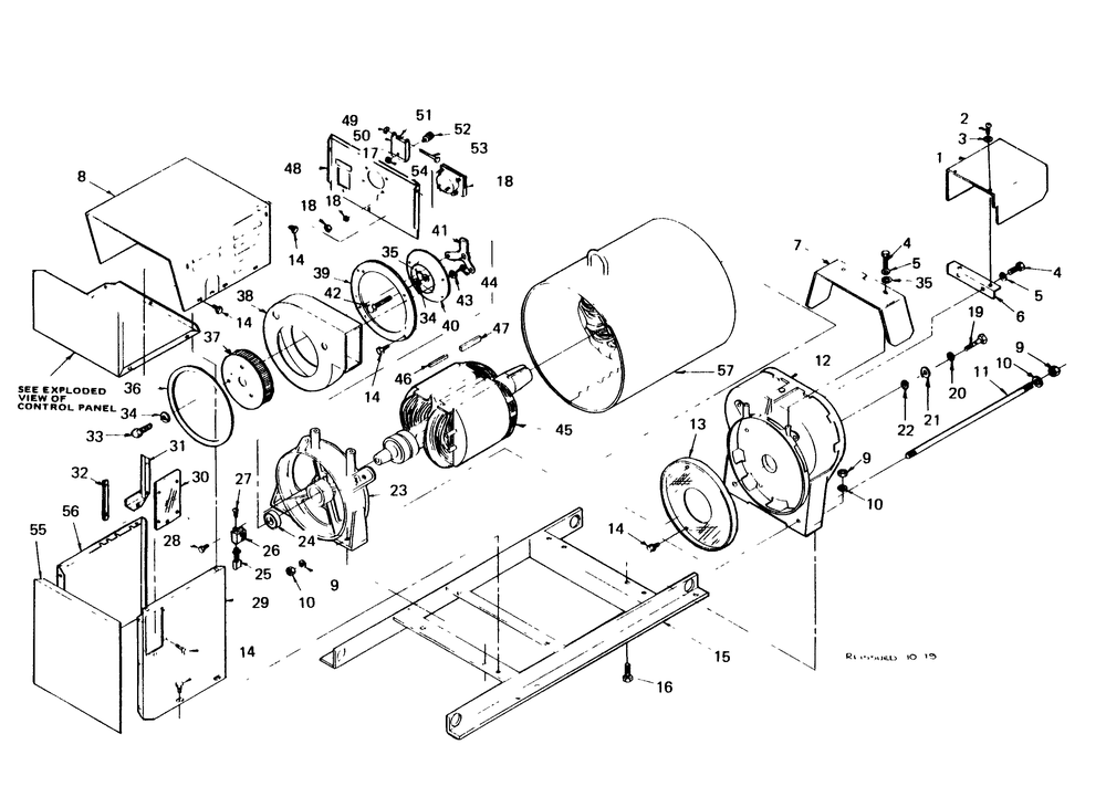 Alternator Diagram and Parts List for 6872-2  Generac Generator