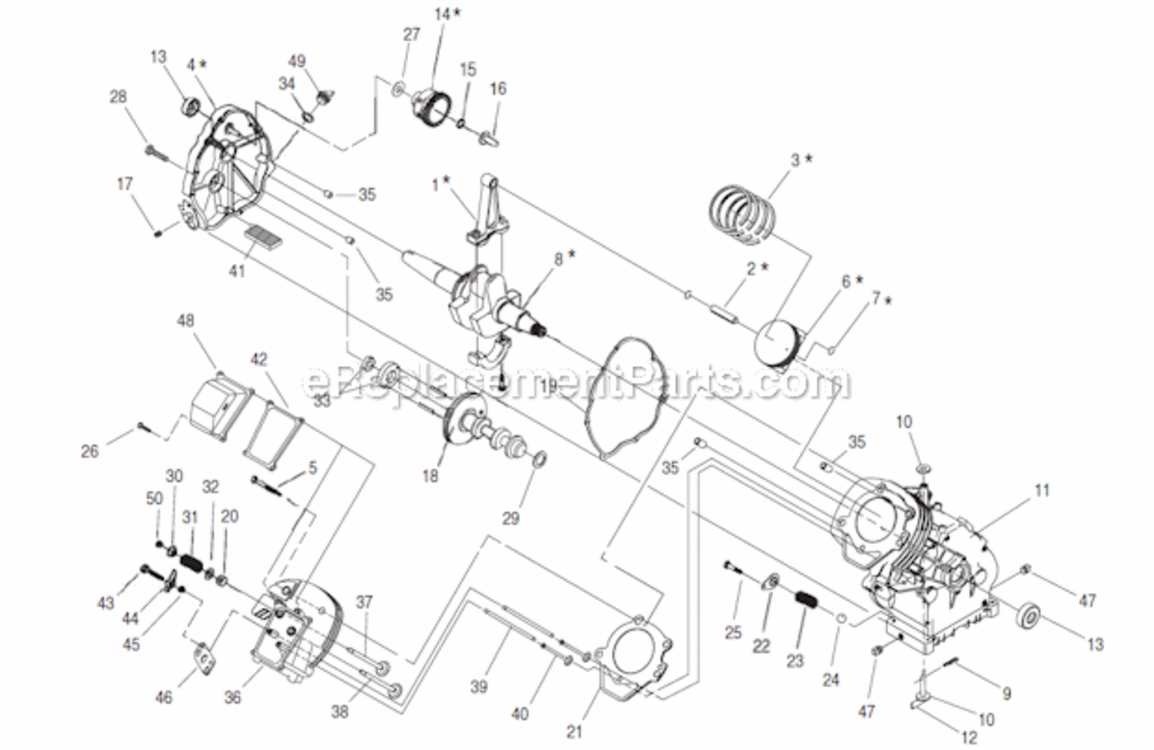 Page A Diagram and Parts List for 0042761  Generac Generator