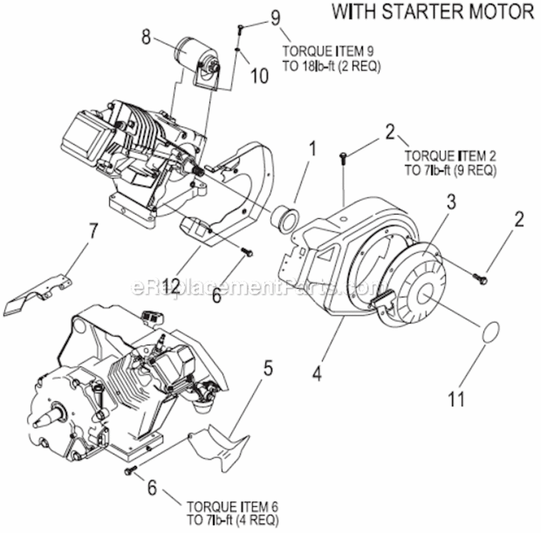 Page E Diagram and Parts List for 0042761  Generac Generator