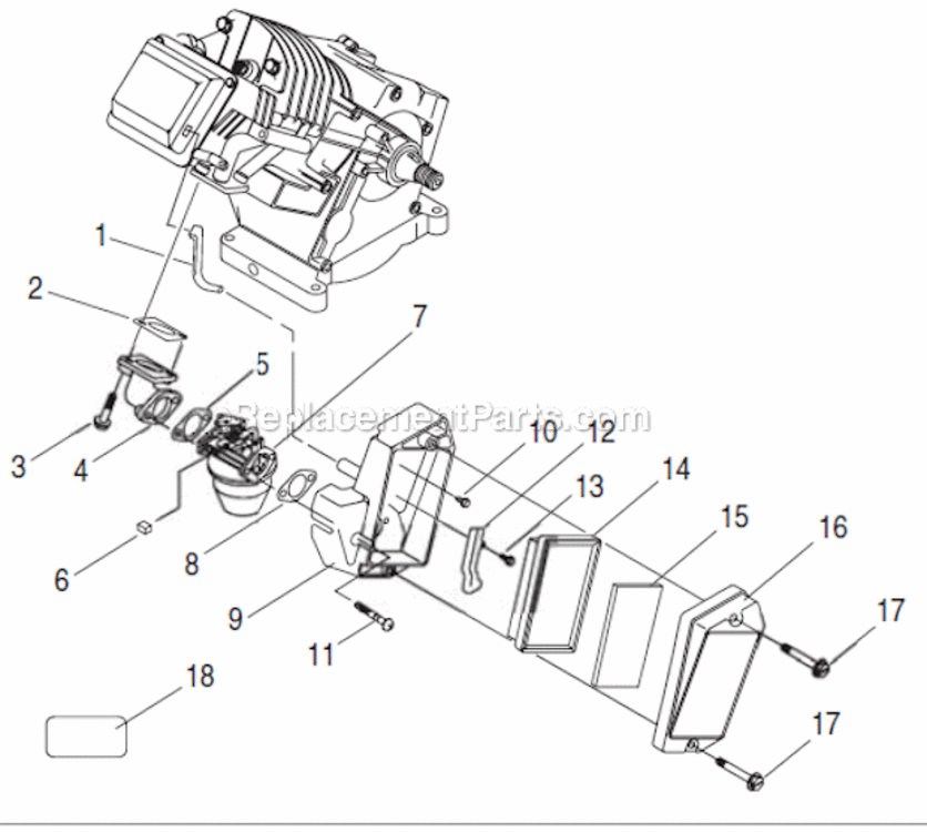 Page H Diagram and Parts List for 0042761  Generac Generator