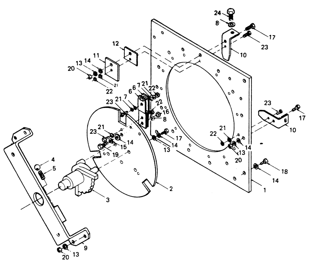 Ampere Ranges Switch Diagram and Parts List for 8247-4  Generac Welder