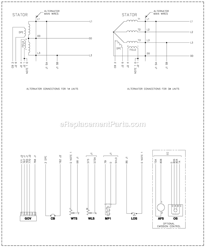 Ev Fuel Sys Ng Lpv 6.4l 80kw Cpl Diagram and Parts List for HT08054JNAX (3000089944)(2016) Generac Generator