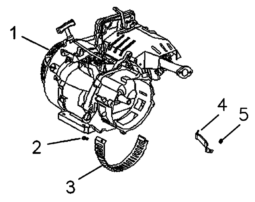 Engine Diagram and Parts List for GP7500 (6540842A - 7050161A)(2012) Generac Generator